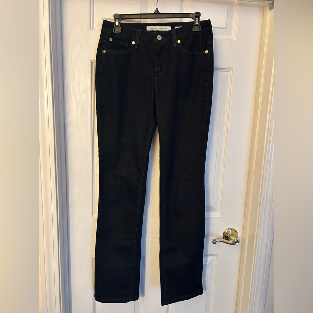 Jones New York Jeans High Rise  Navy  Stretch Womens Size 4